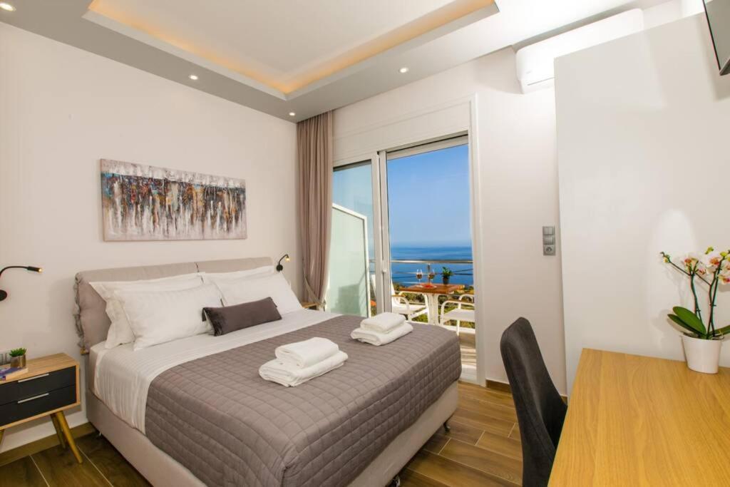 Villa Chrysi'S Ocean View Retreat Kerames Exterior foto