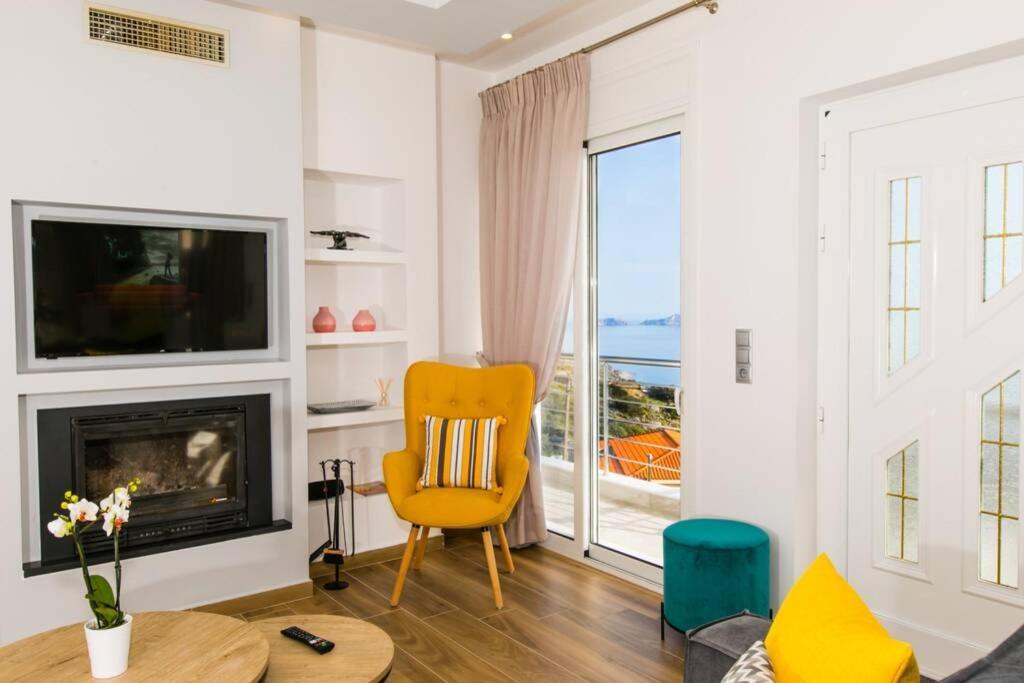 Villa Chrysi'S Ocean View Retreat Kerames Exterior foto