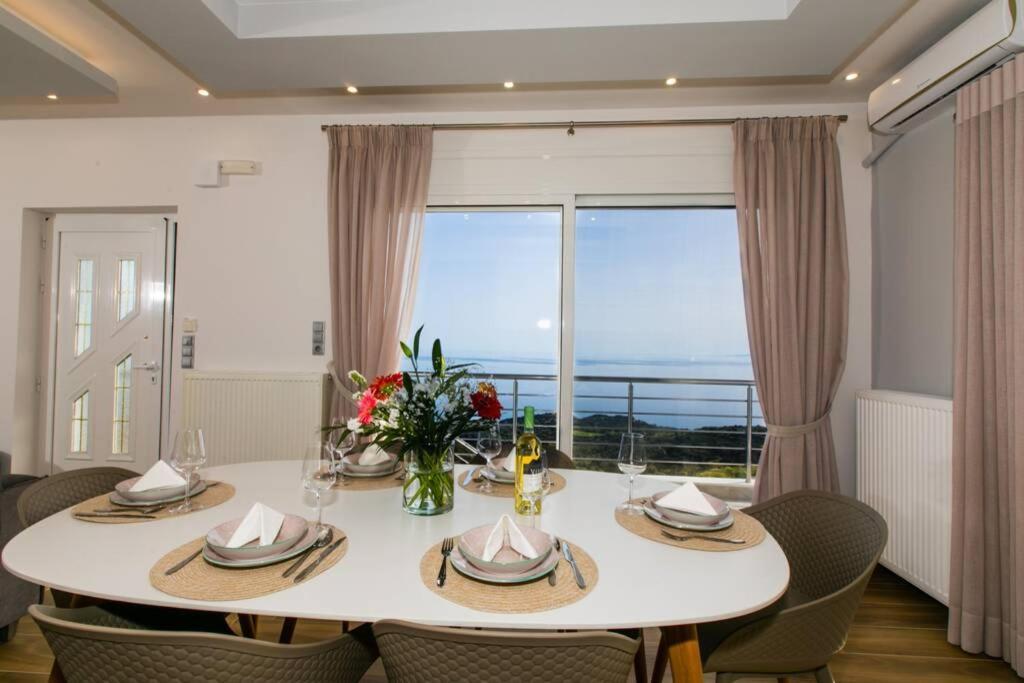 Villa Chrysi'S Ocean View Retreat Kerames Exterior foto